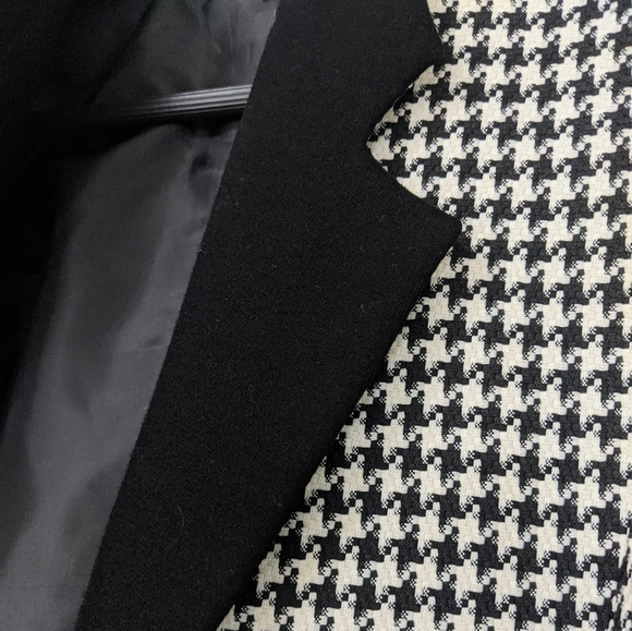 Tahari Arthur S Levine Houndstooth Jacket, sz XS - Picture 5 of 14